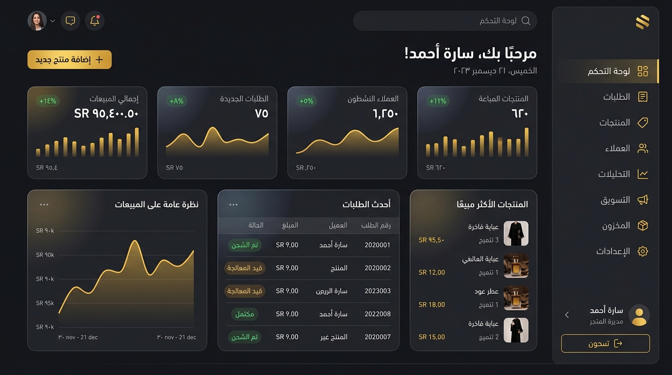 نموذج موقع ومتجر إلكتروني من أعمال نقصة في قطر
