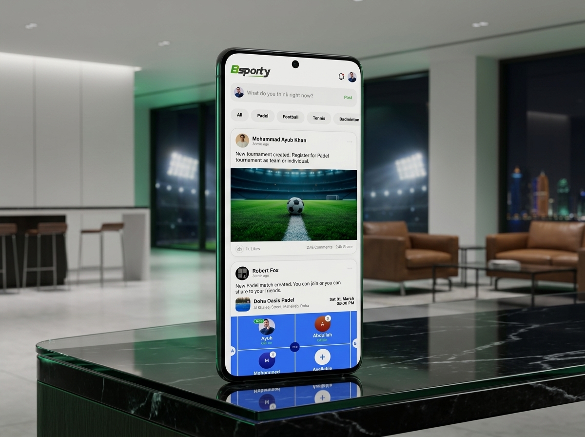 تطبيق بي سبورتي الرياضي (Bsporty)